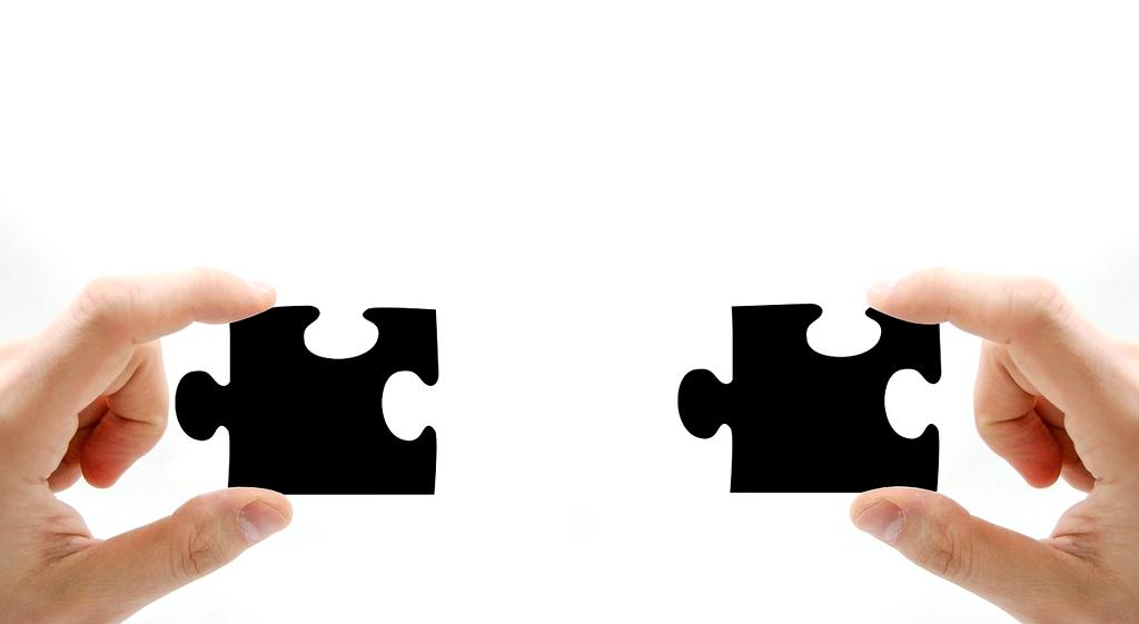 Team of diverse professionals working together